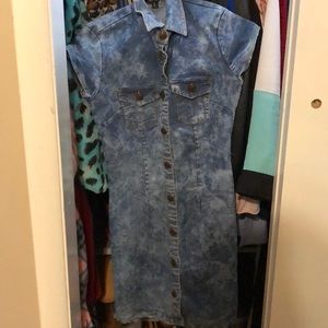 A jeans dress